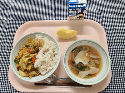 １２月１８日の給食写真