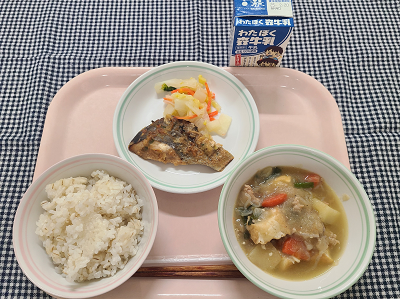 ２月１３日の給食写真