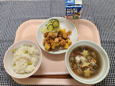 ７月７日の給食写真